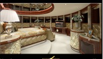 FB253 Diamonds Are Forever Superyacht Master suite